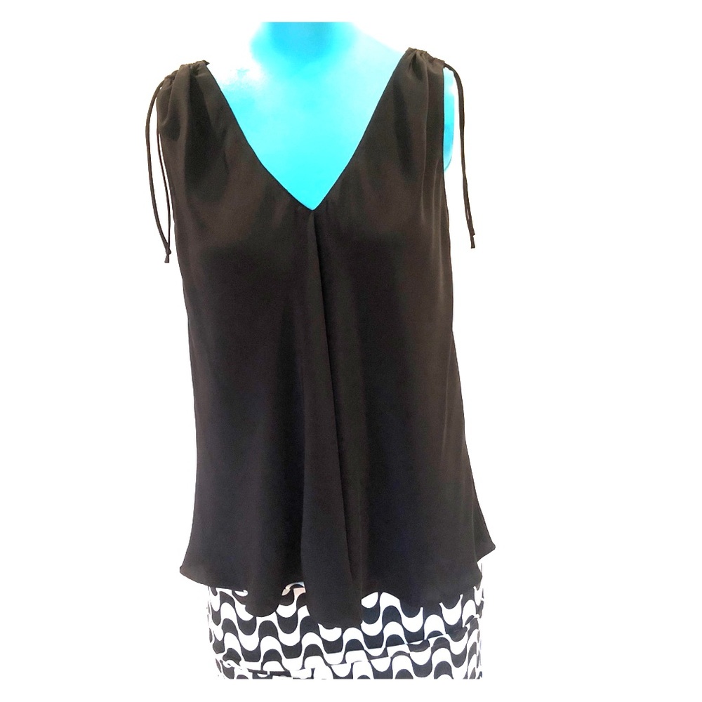 Black Silk Top